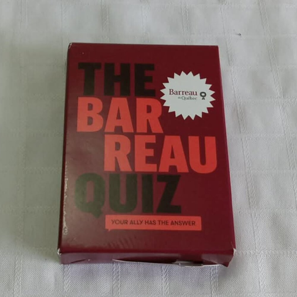 The Barreau Game - Bilingual / Le jeu du barreau - bilingue